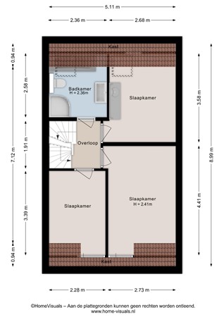 Floorplan - De Koningsvaren 71, 7701 MG Dedemsvaart